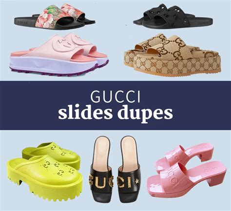 gucci bee shoes dupe|Gucci platform slide dupe.